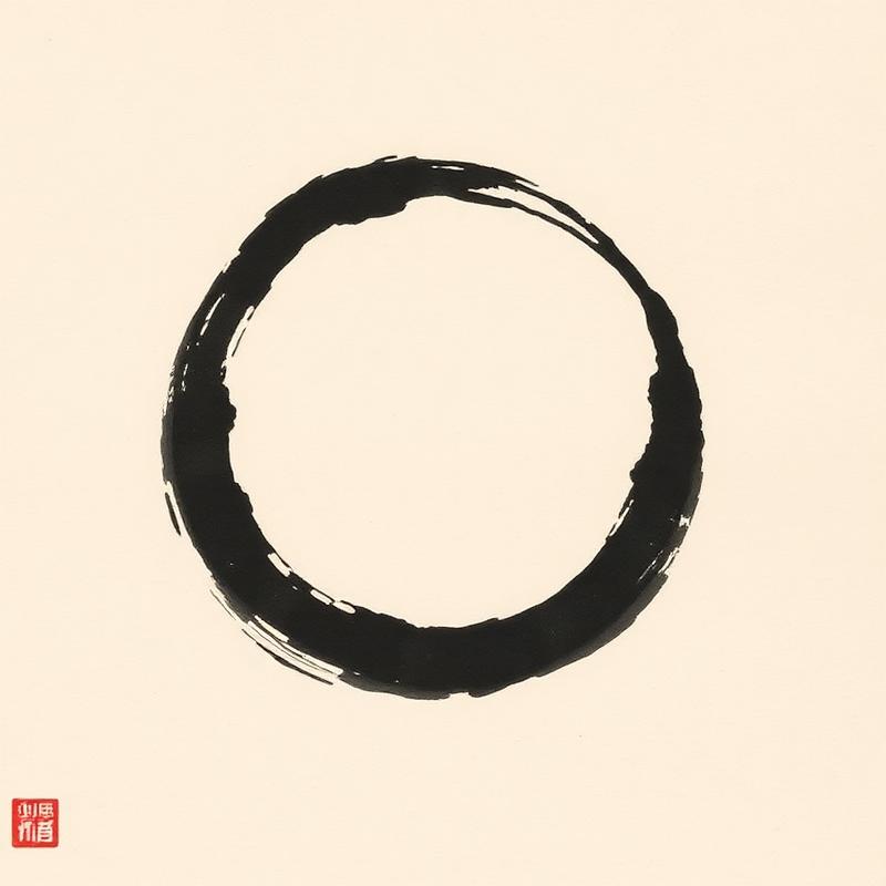 Enso — a hand-brushed Zen circle