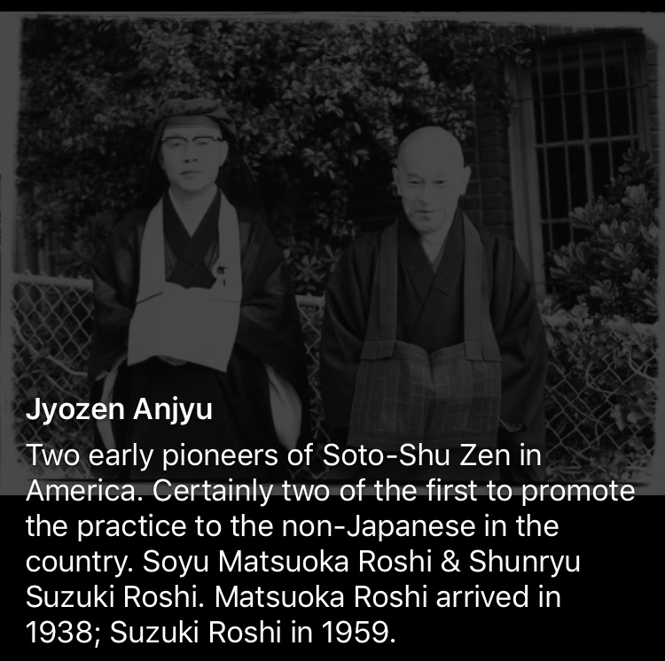 Matsuoka-roshi with disciples